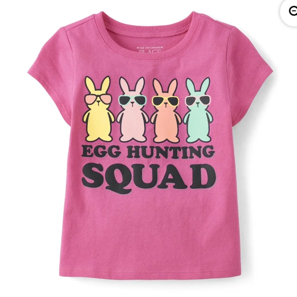 The Children’s Place Toddler Girls Pink Graphic T-Shirt Size 5T NWT